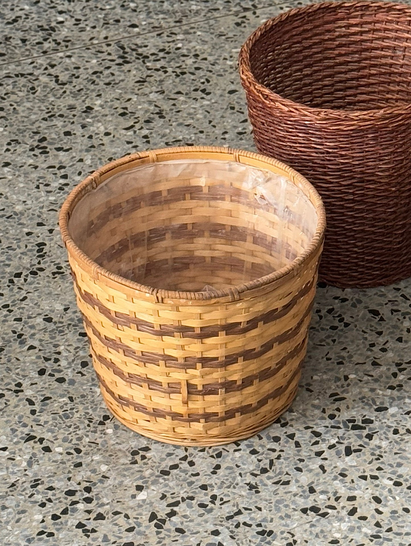 Collection of Vintage Woven Baskets