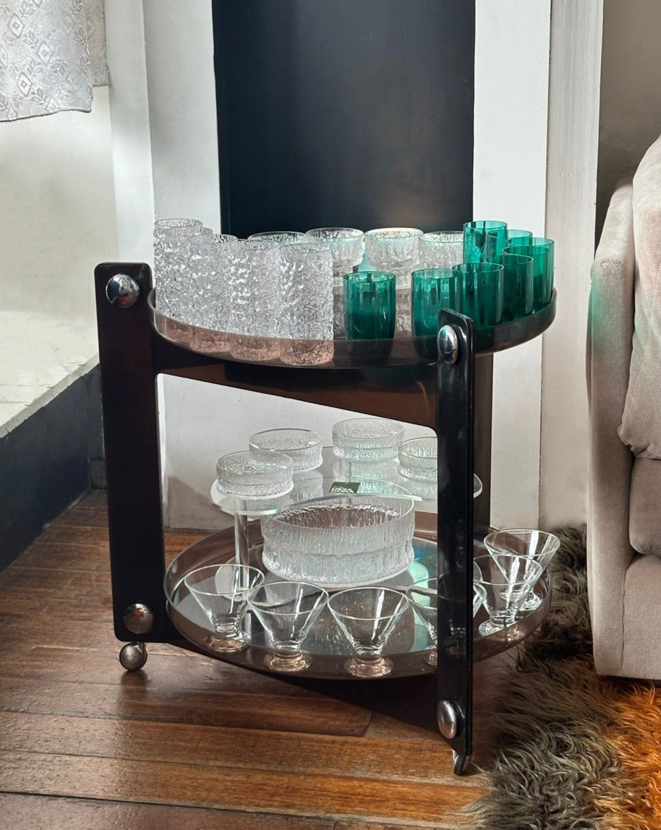 Bar Trolley by Luigi Massoni for Guzzini