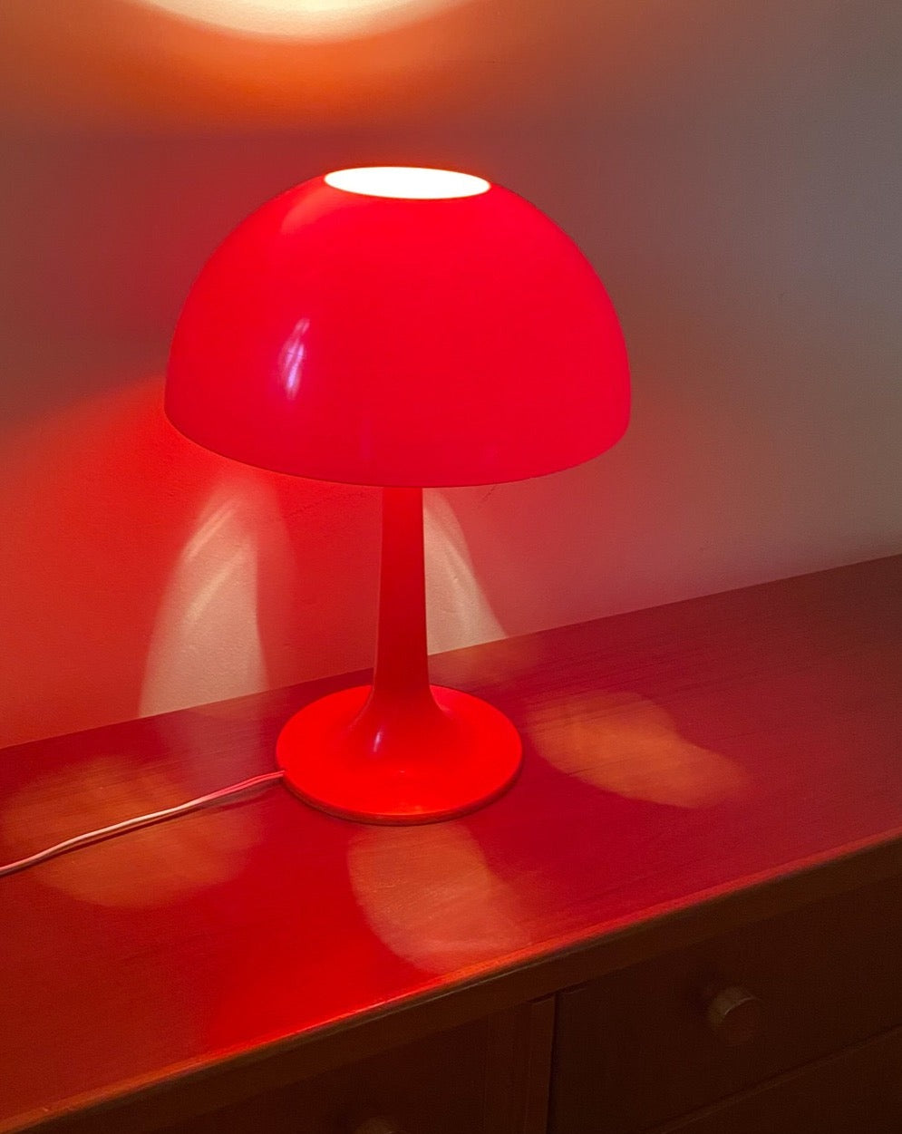 Plastic 70s Mushroom Lamp