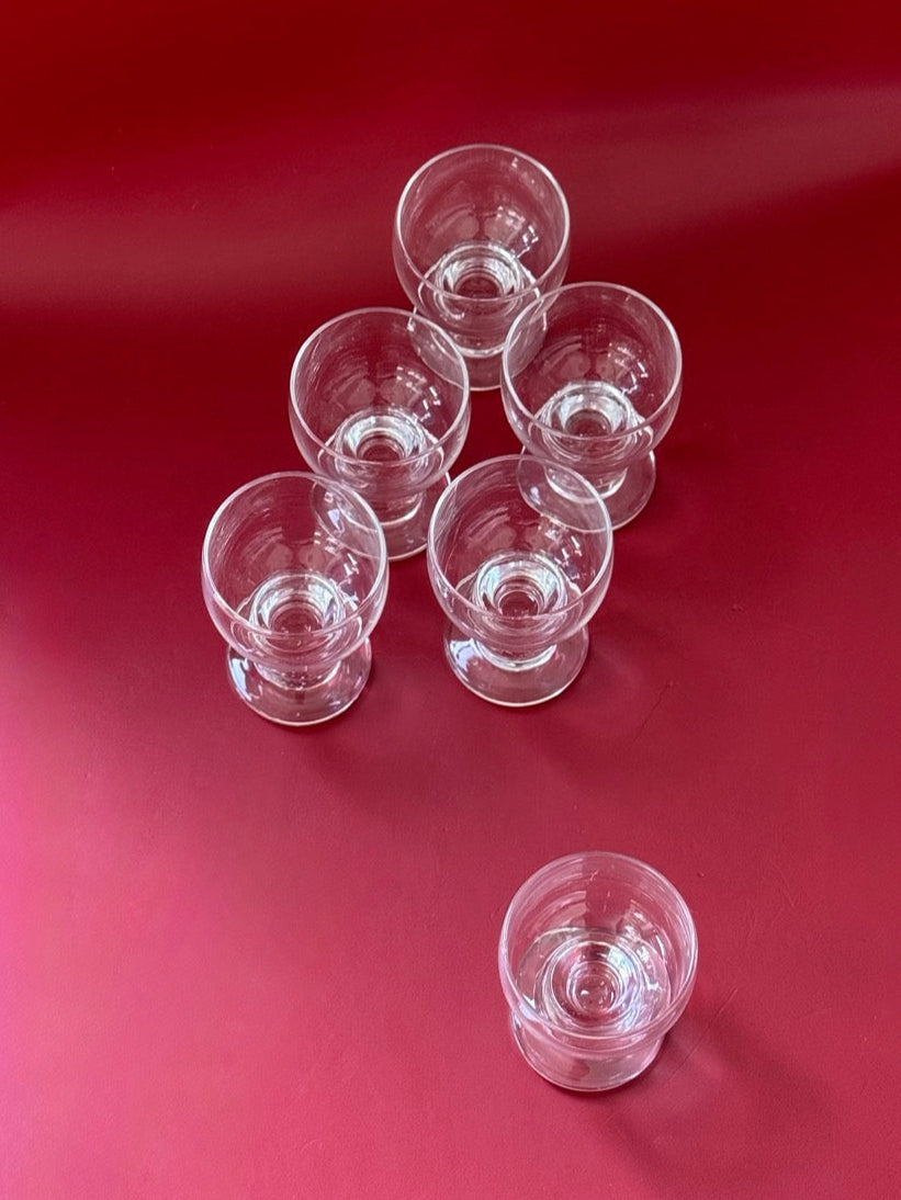 Set of 6 'Herttua' Teardrop Glasses