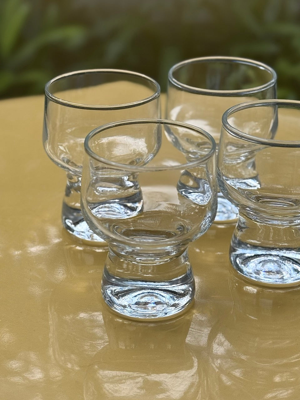 Set of 4 Crown Corning Glasses