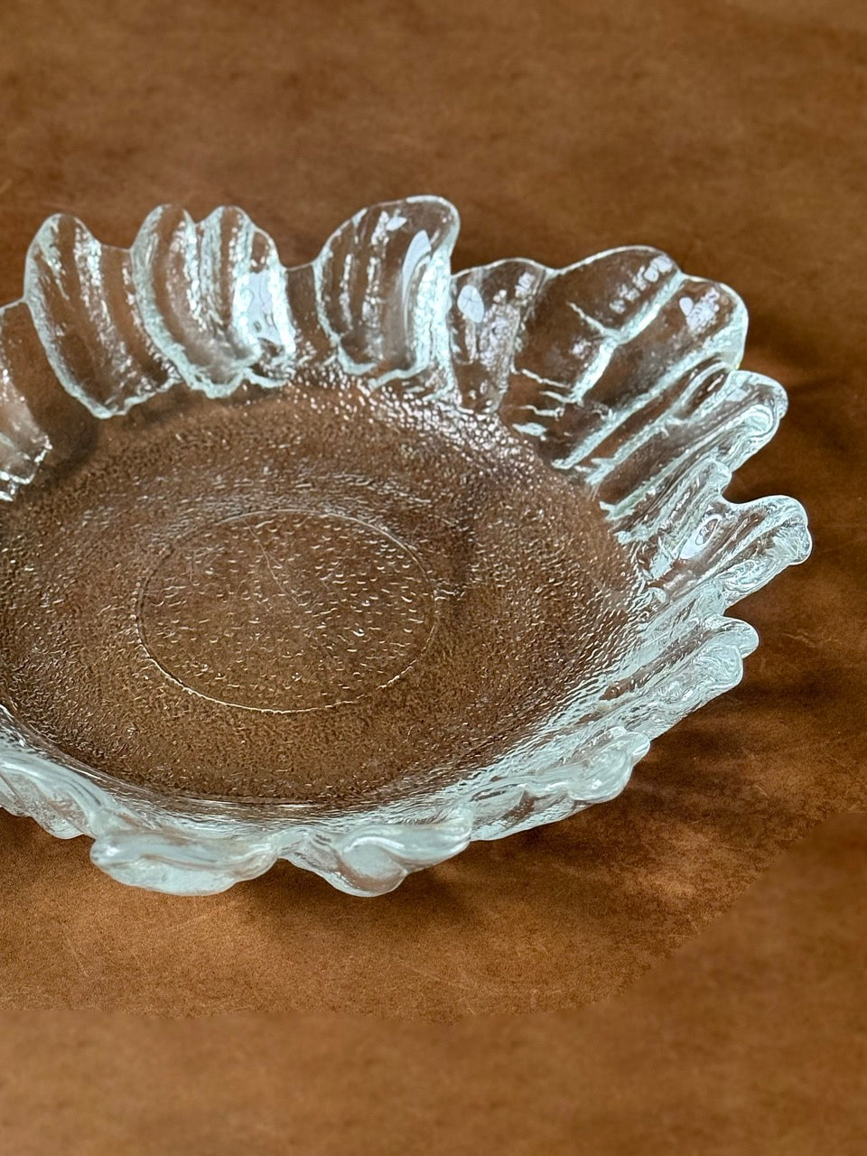 Swedish Crystal Glass Bowl