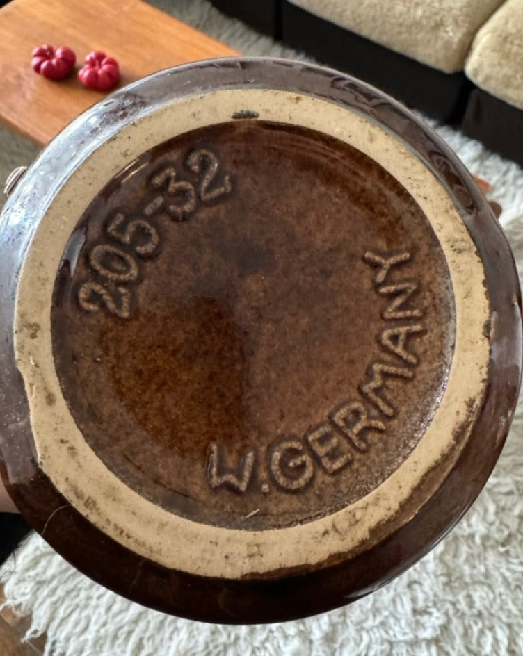Vintage West German Pottery Vases