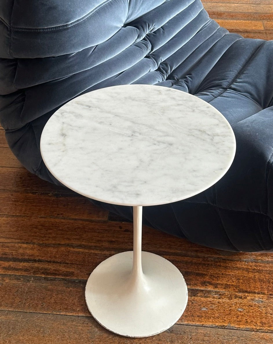 Vintage Marble Tulip Table