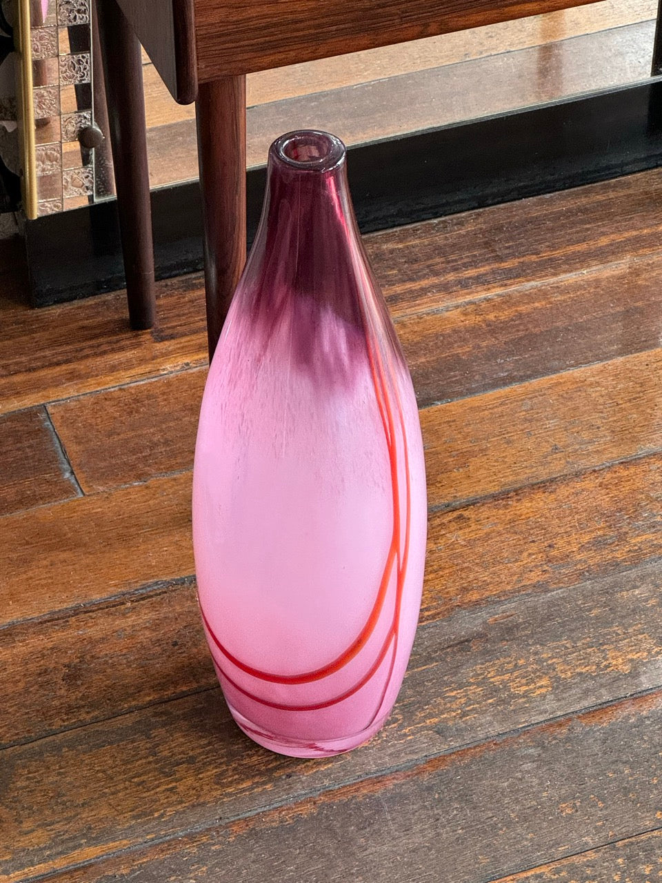 Large Studio Art Glass Vase