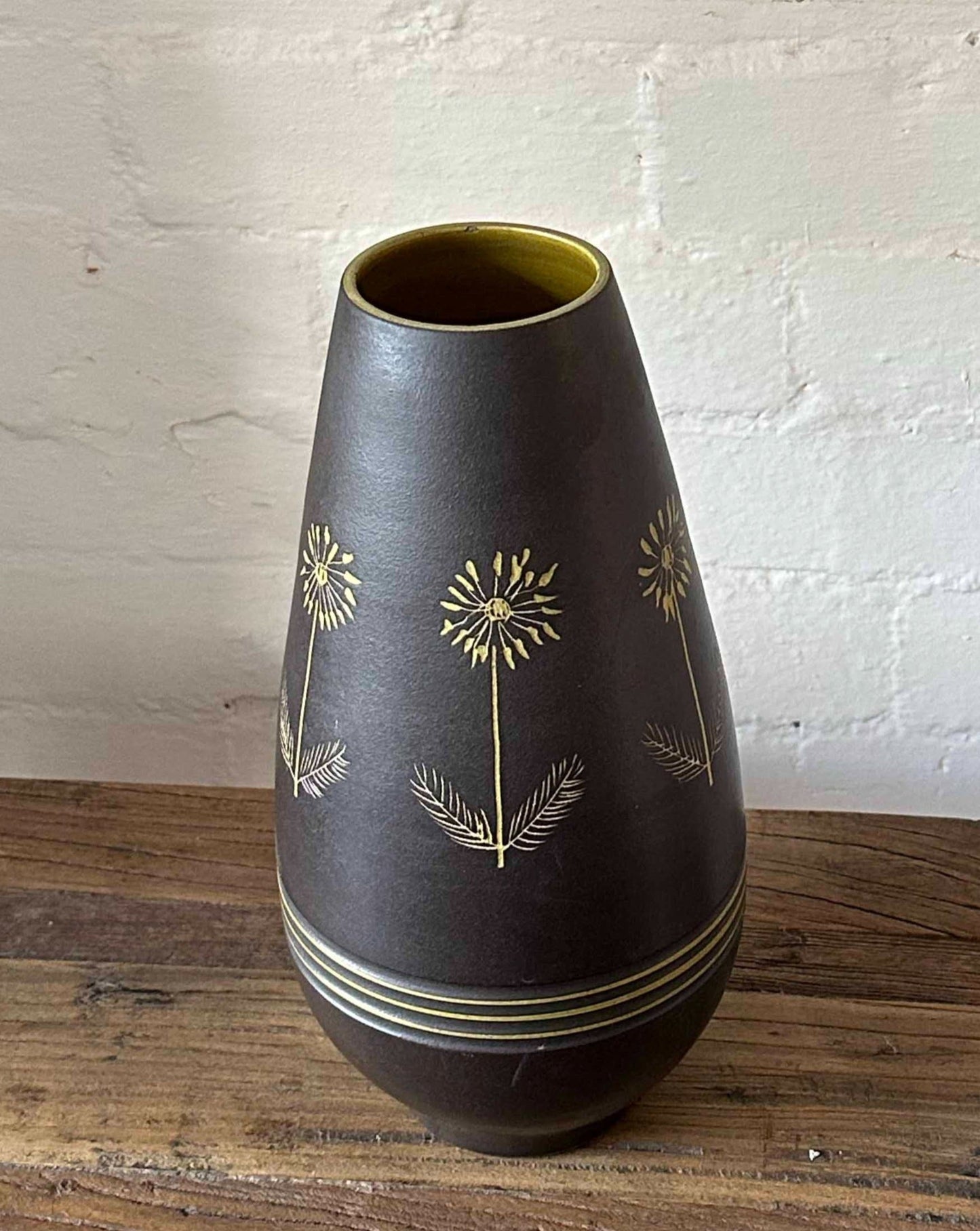 Vintage Pottery Vases by Lapid