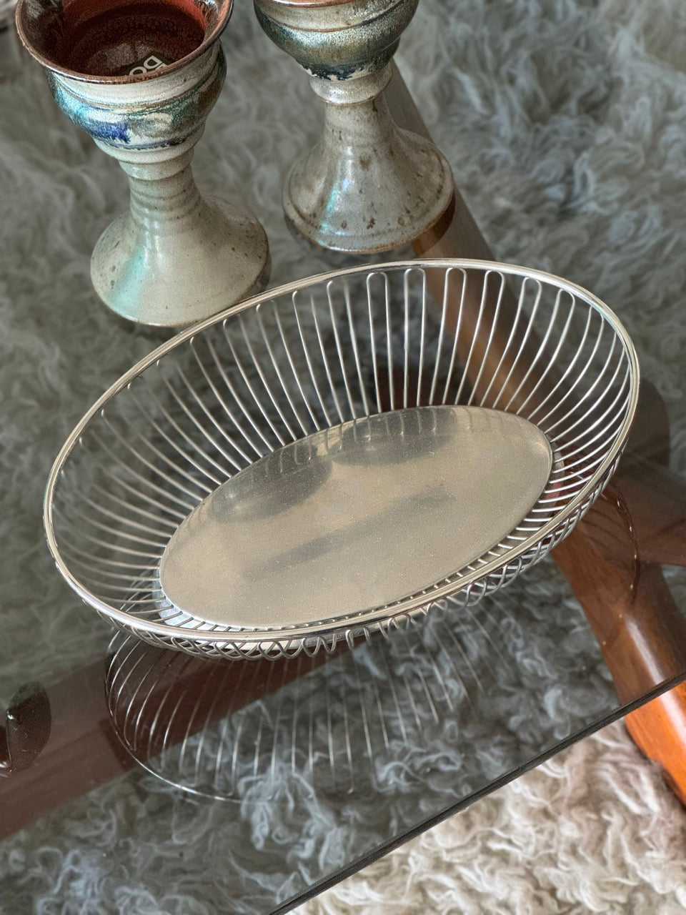 Vintage Alessi 829 Oval Shaped Basket