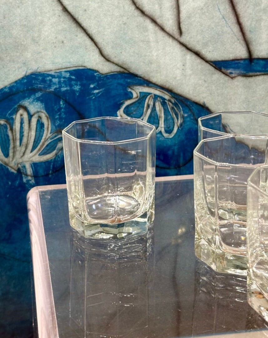 Set of 6 Octagonal Glasses