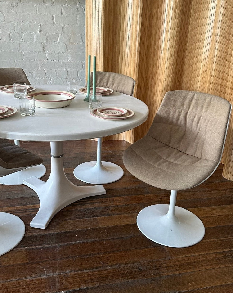 Set of 4 Flow Chairs by MDF Italia