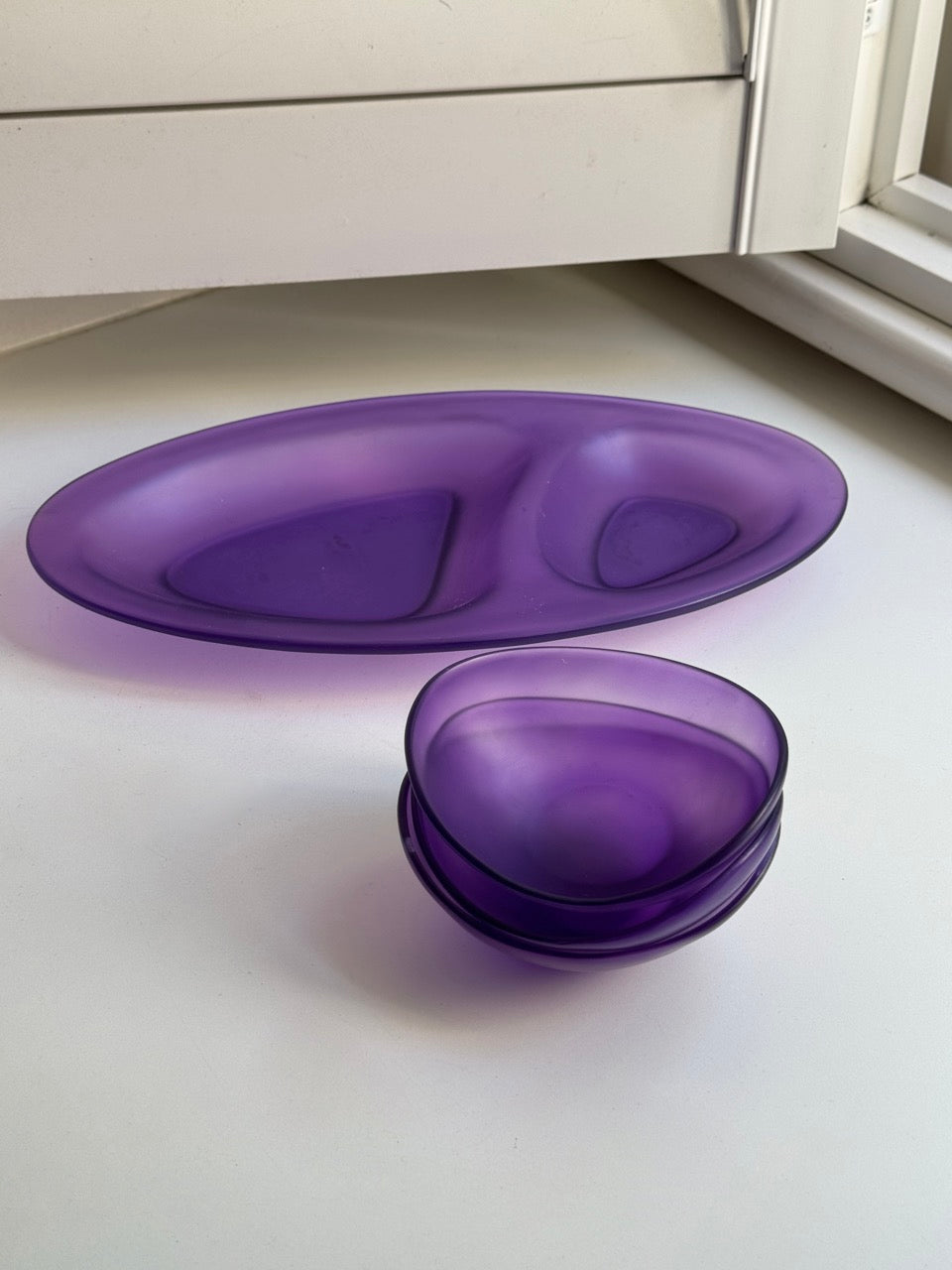 Purple Resin Homewares