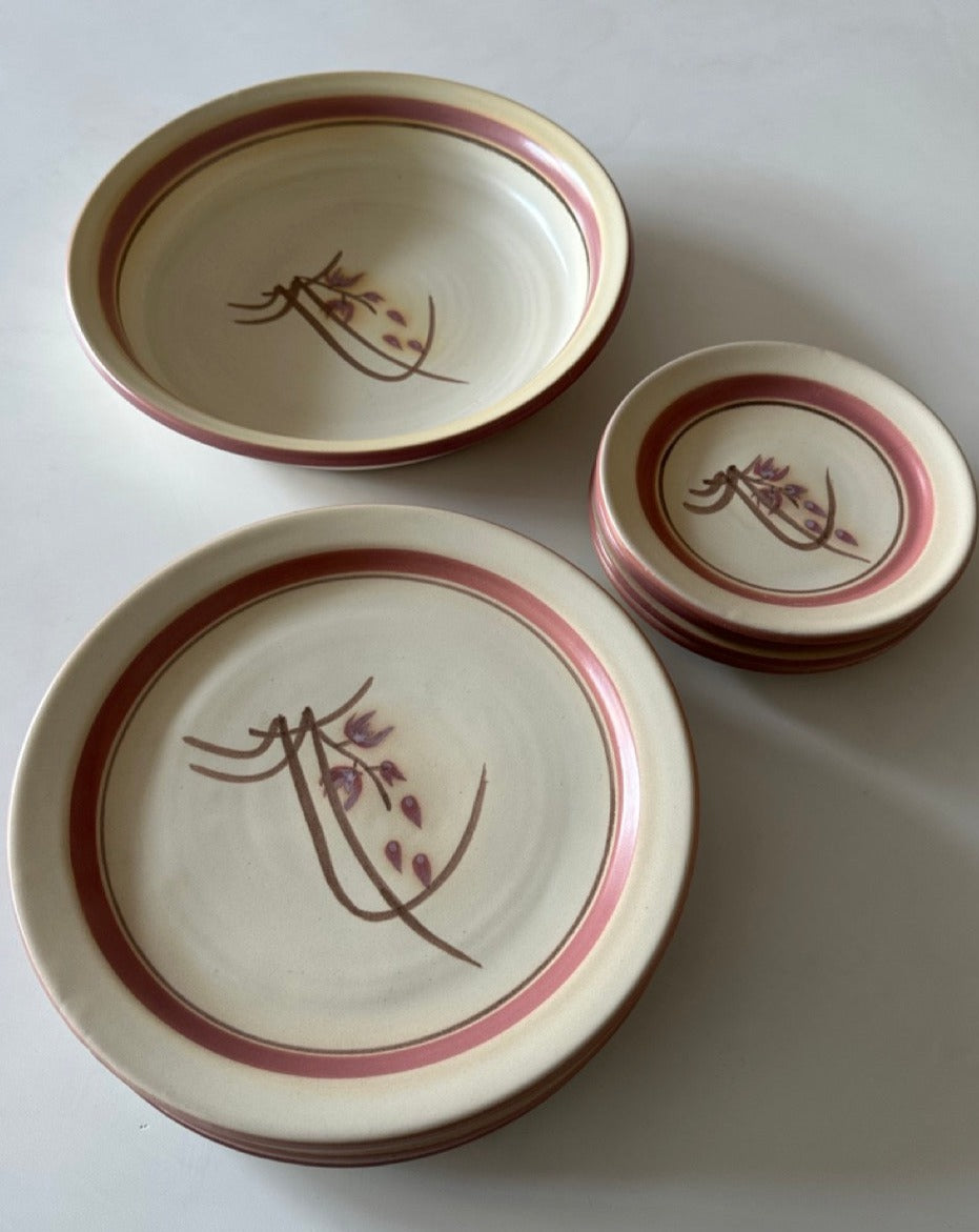 Vintage Pottery Dinner Set
