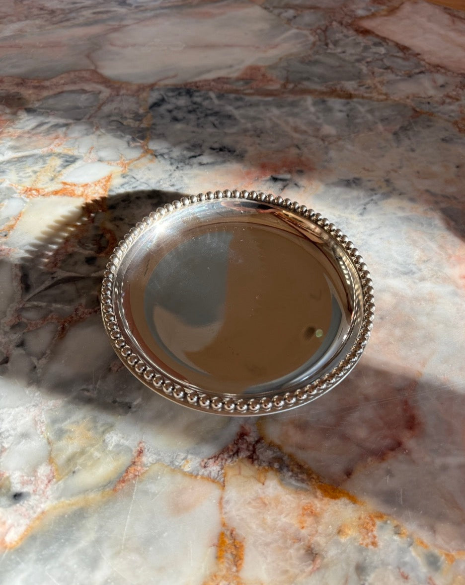 Round Silver Platter