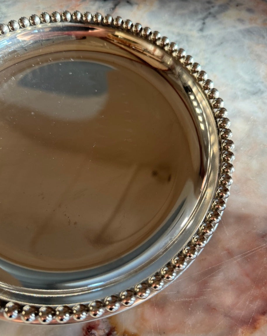 Round Silver Platter