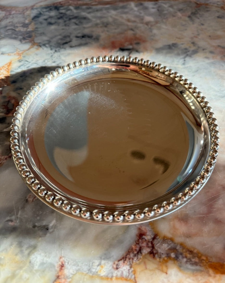 Round Silver Platter