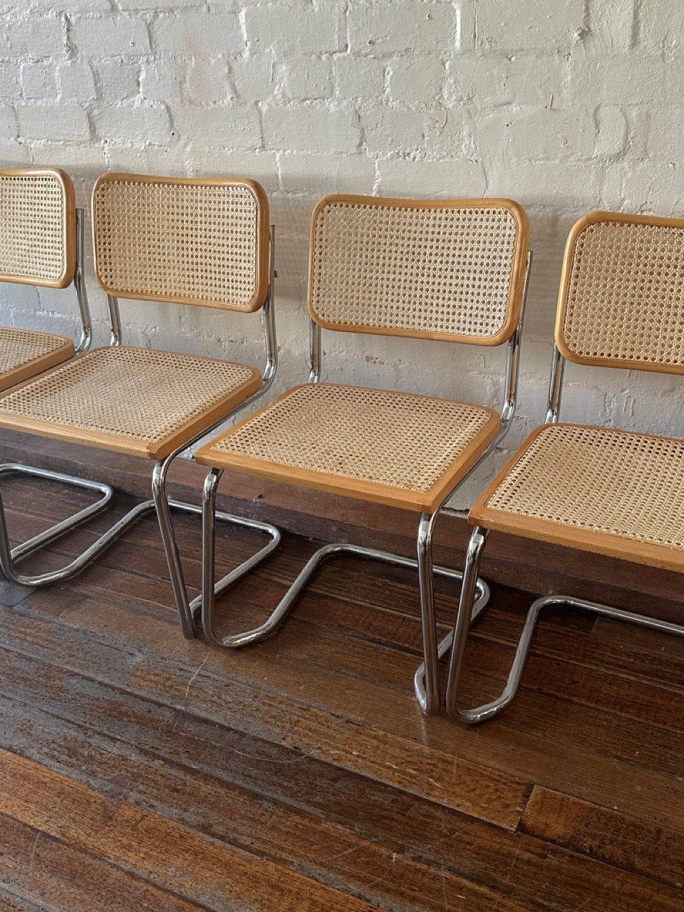Italian Cesca Stacking Dining Chairs