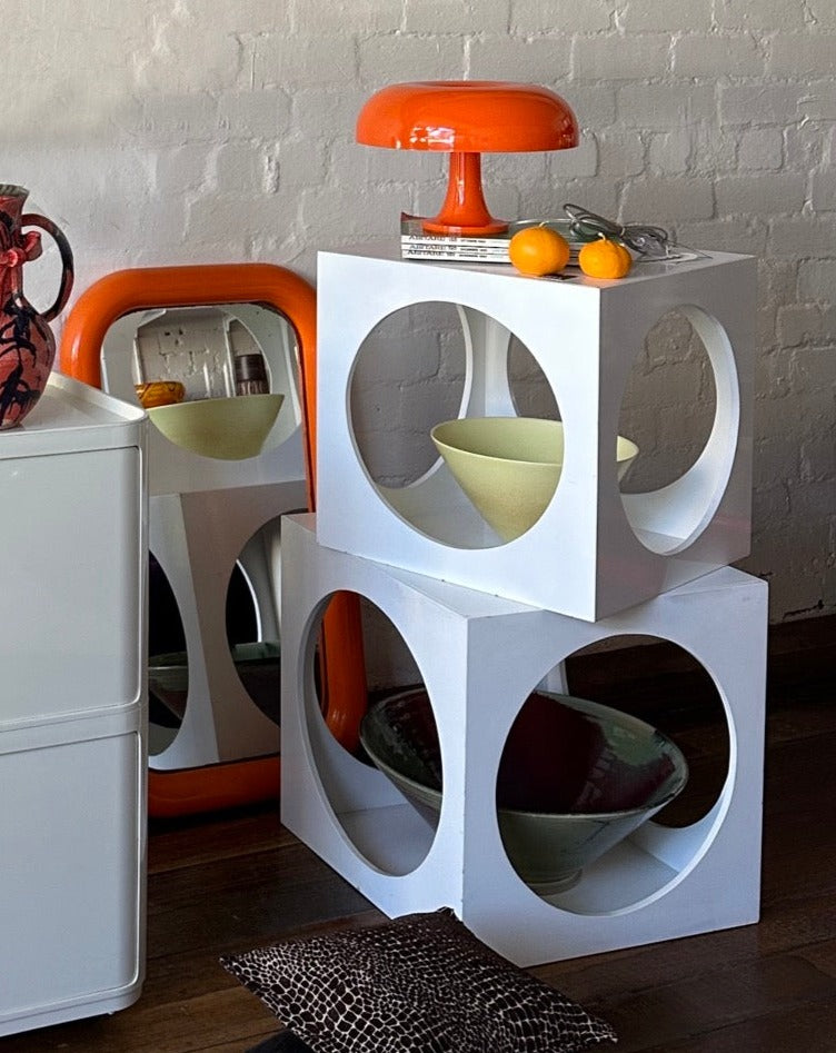 Mid Century Cube Side Tables
