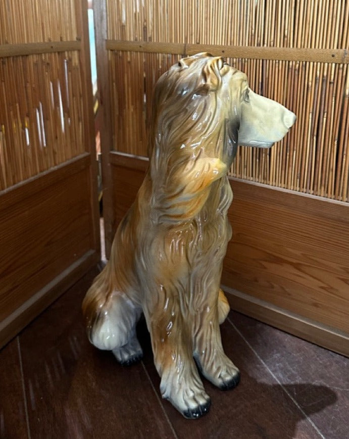 Vintage Ceramic Afghan Hound