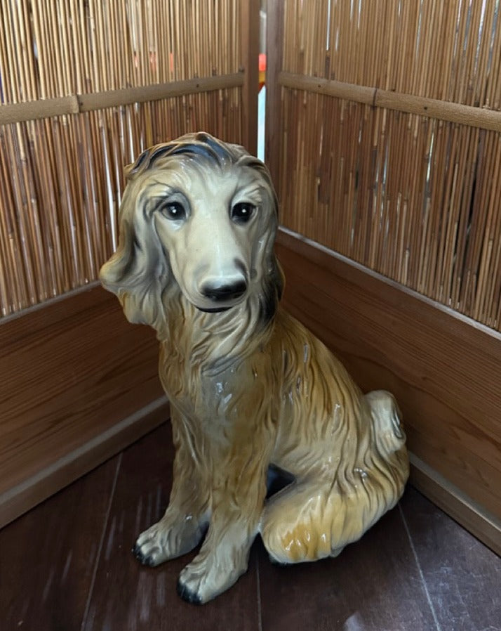 Vintage Ceramic Afghan Hound