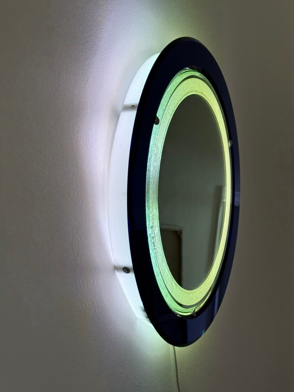 Large Illuminated Wall Mirror for Cristal Arte