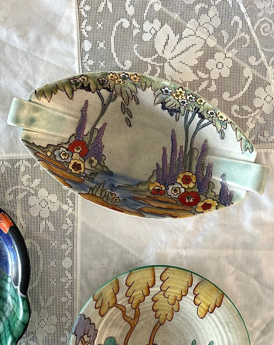 Crown Devon Floral Dish