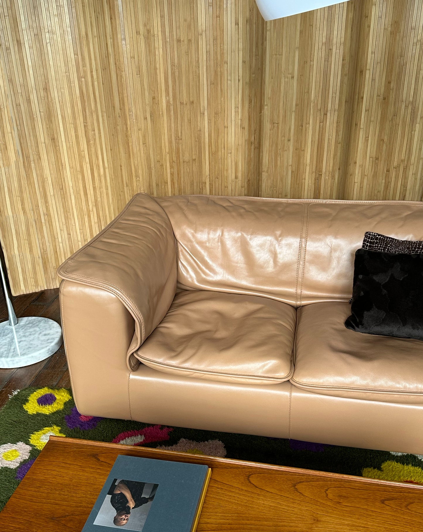 Italian Leather 2 Seater Sofa