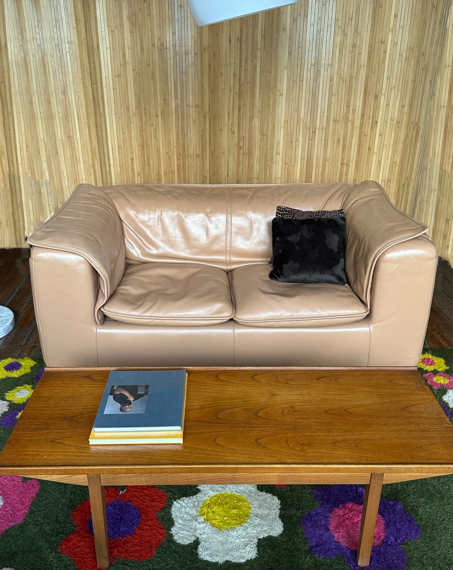 Italian Leather 2 Seater Sofa