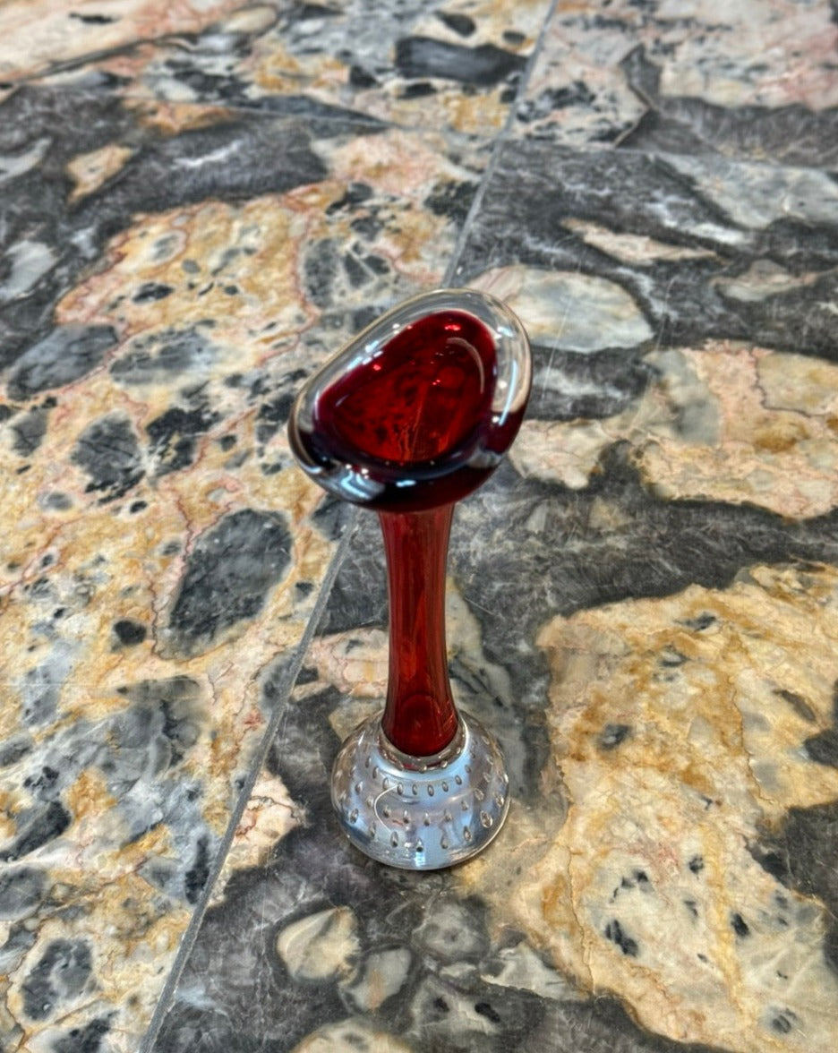 Handblown Art Glass Bud Vase by Aseda