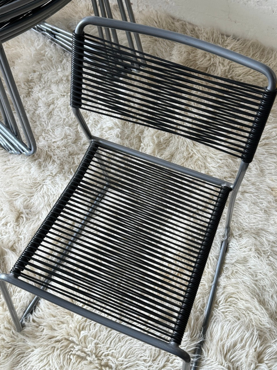 Six Melker 'Spaghetti' Chairs, IKEA, 1990s