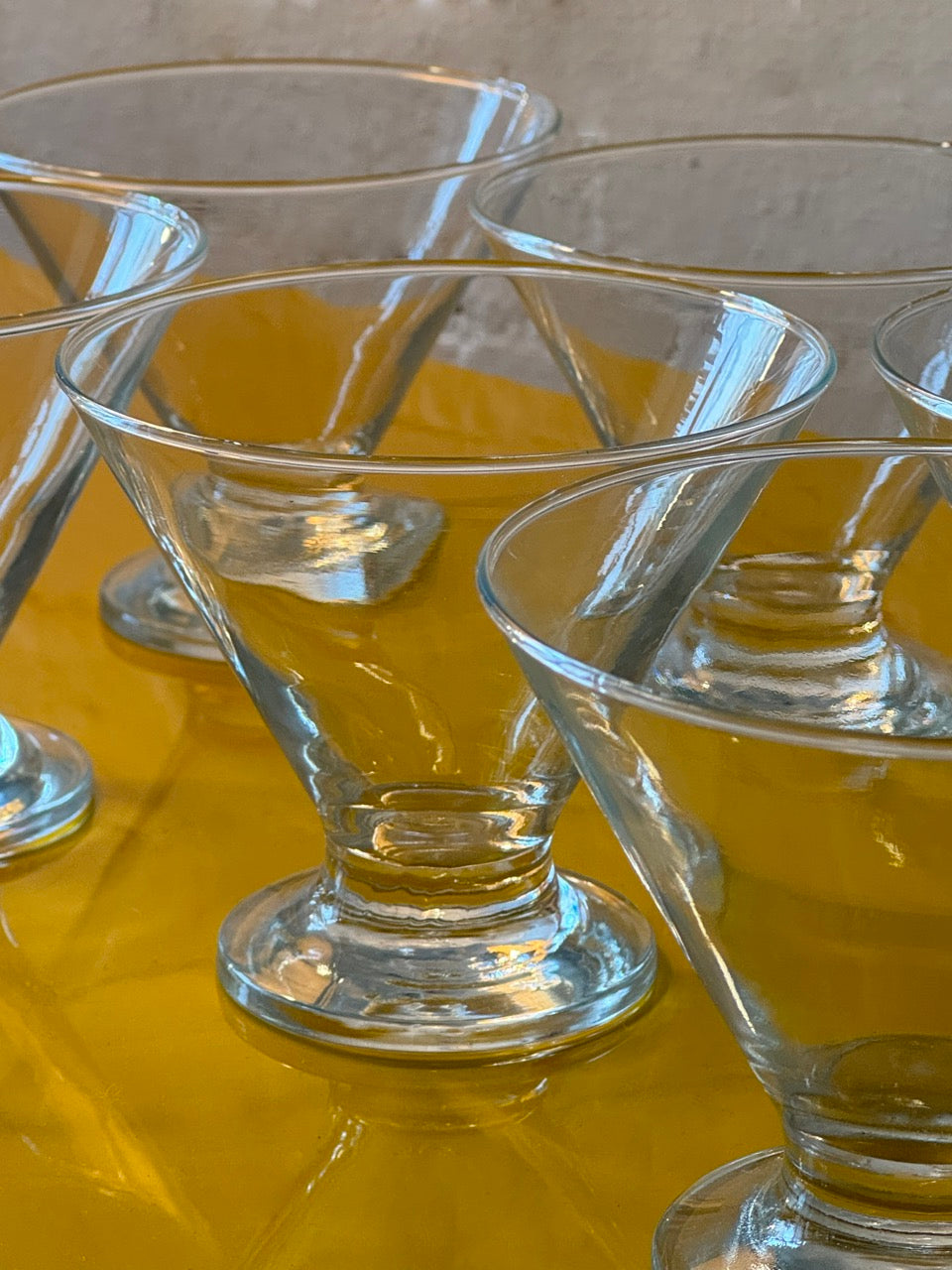 Set of 6 Vintage Pasabahce Cocktail Glasses