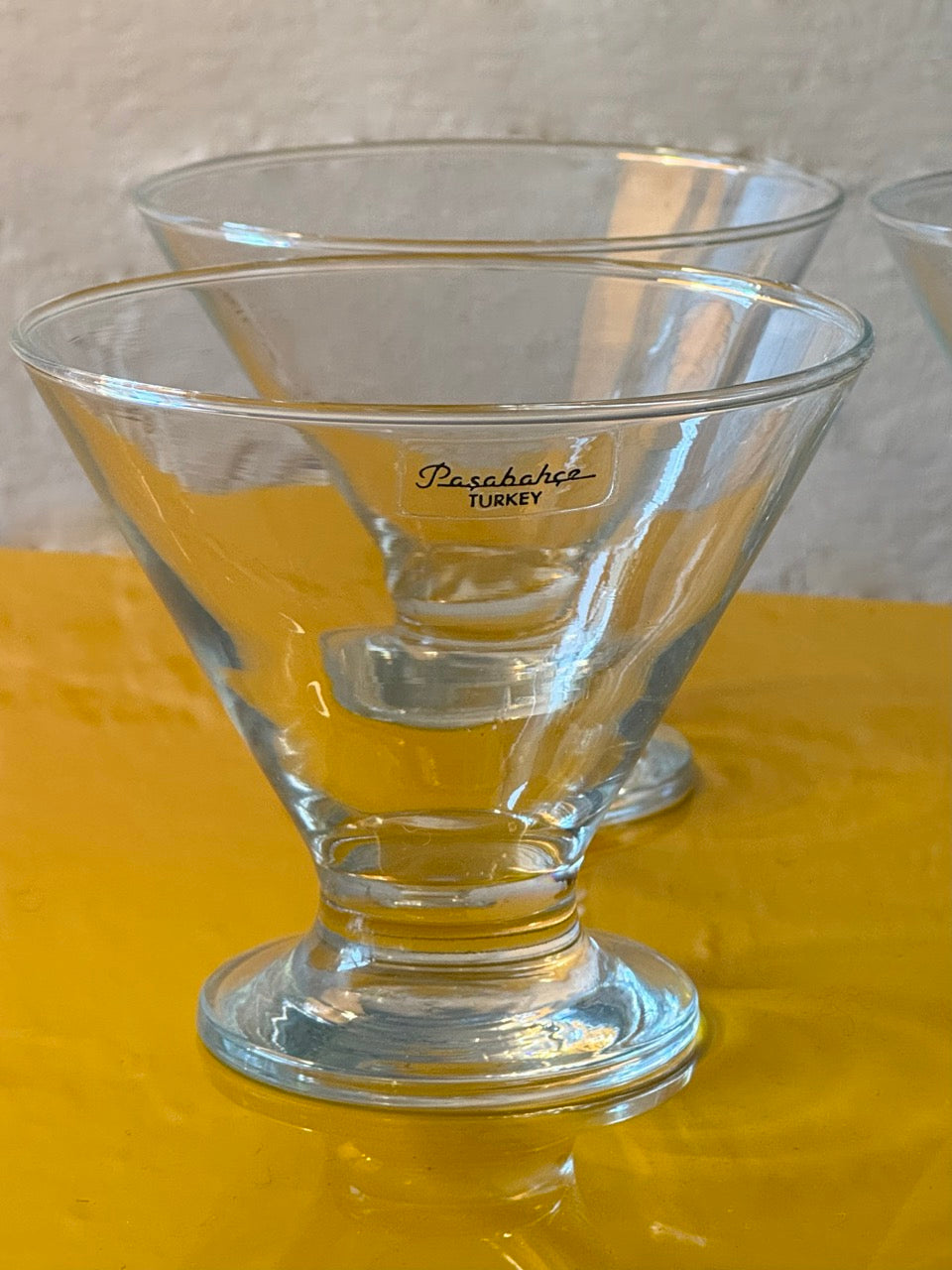 Set of 6 Vintage Pasabahce Cocktail Glasses