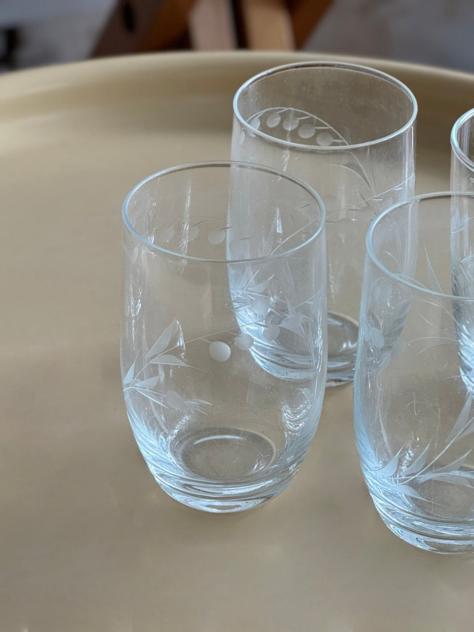 Set of 4 Vintage Tumblers
