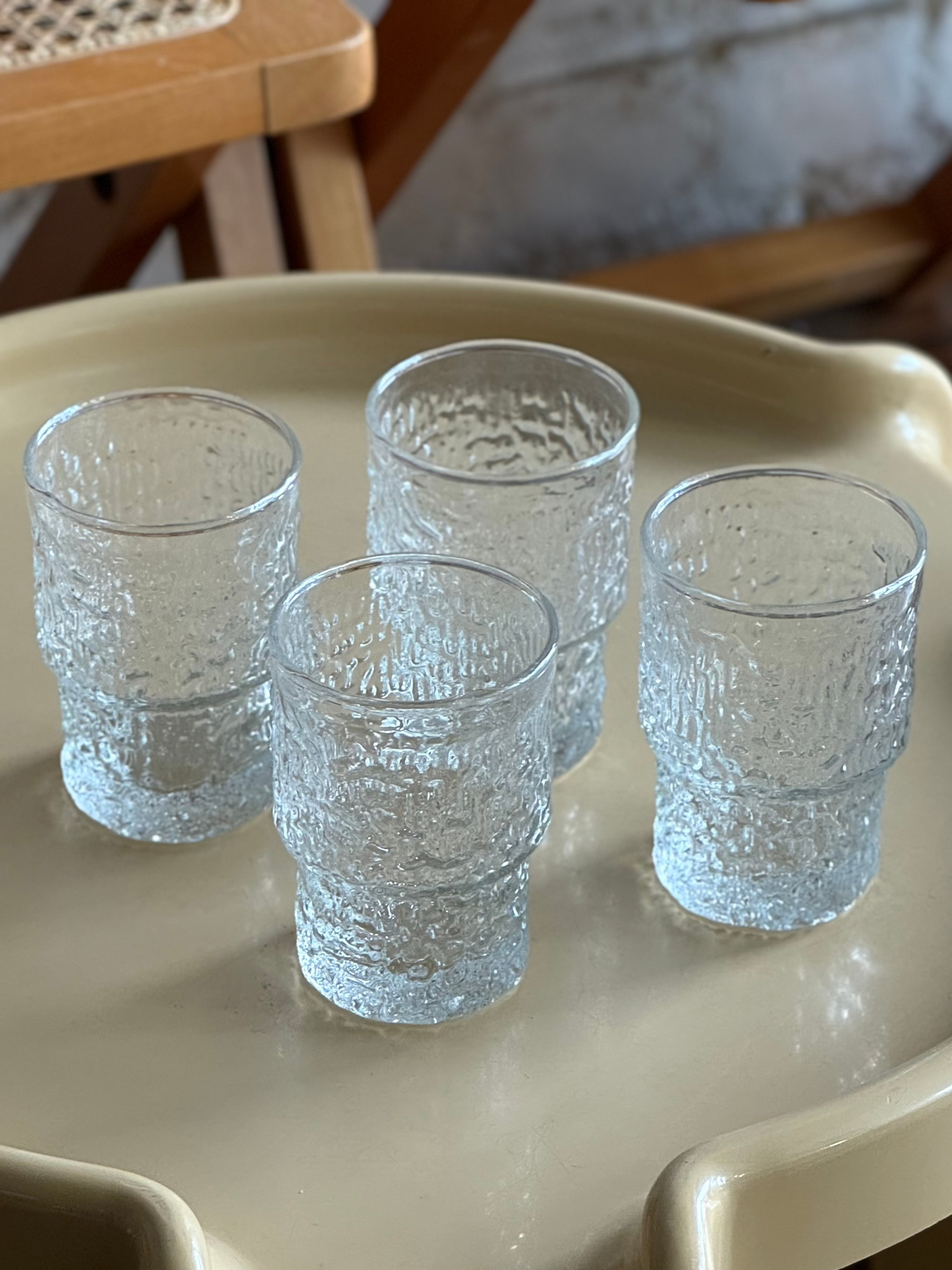 Set of Four Vintage Cocktail Glasses