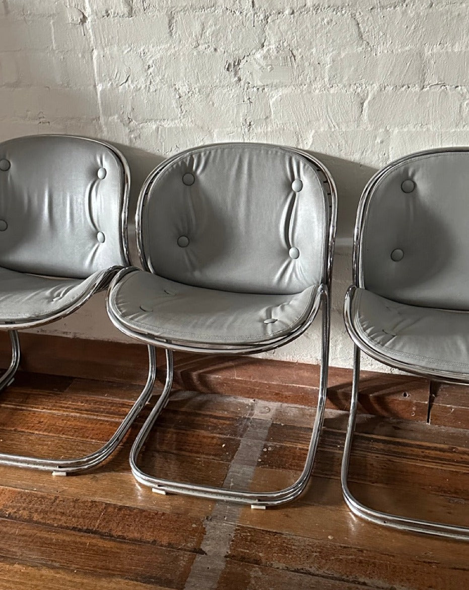 Set of 5 'Sabrina' Dining Chairs by Gastone Rinaldi