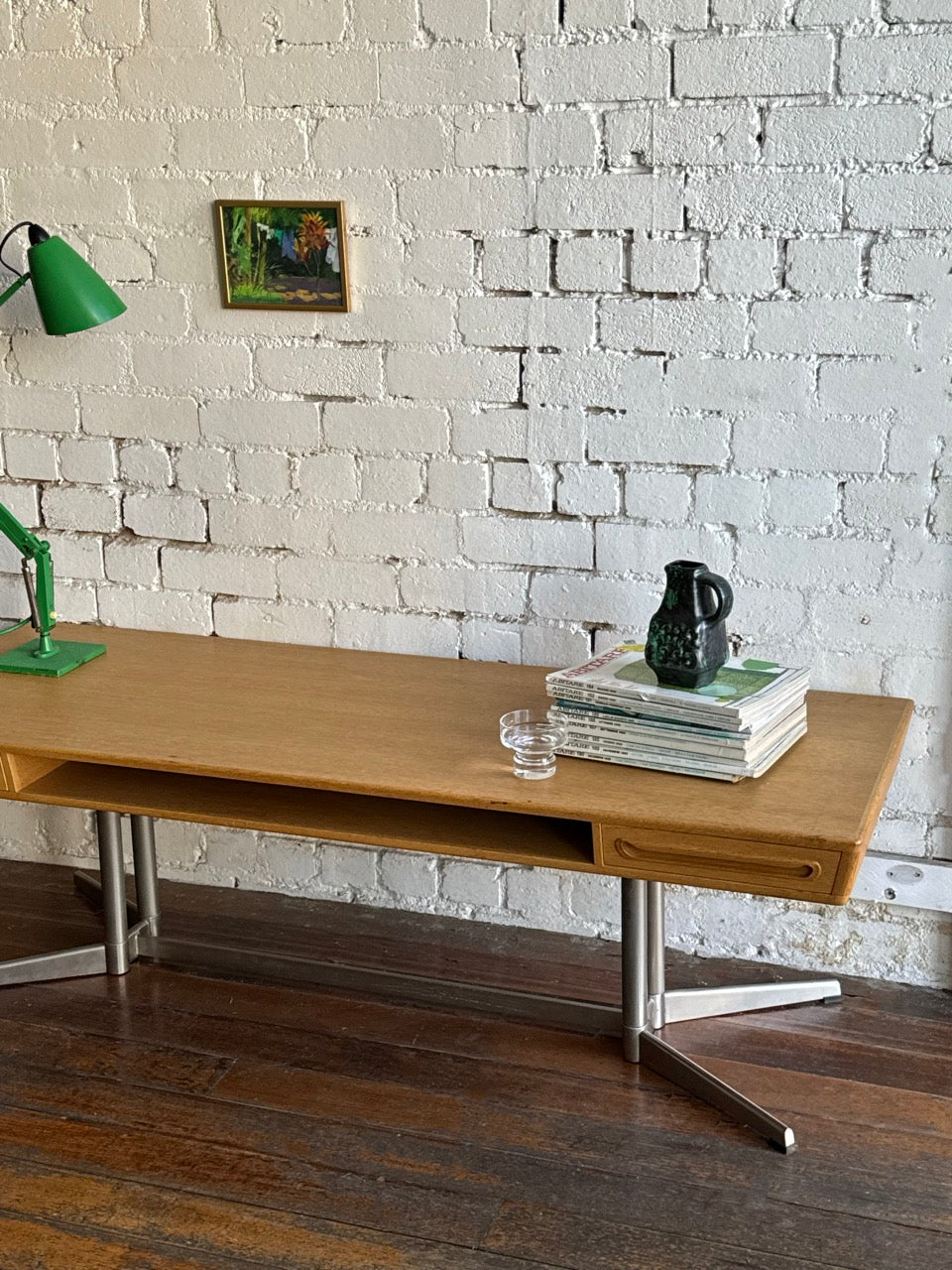Vintage Oak Entertainment Unit / Coffee Table