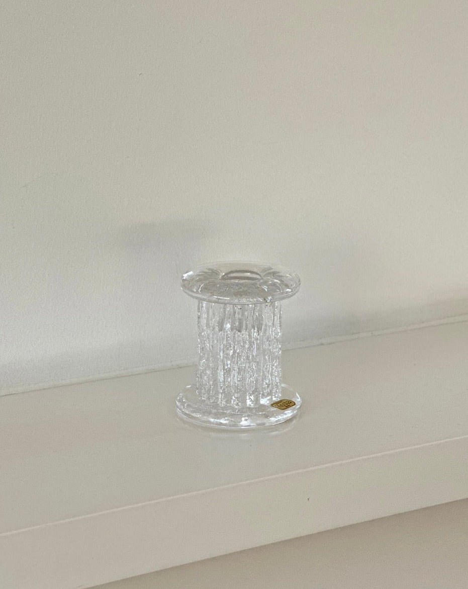 Kosta Boda Crystal Candlestick
