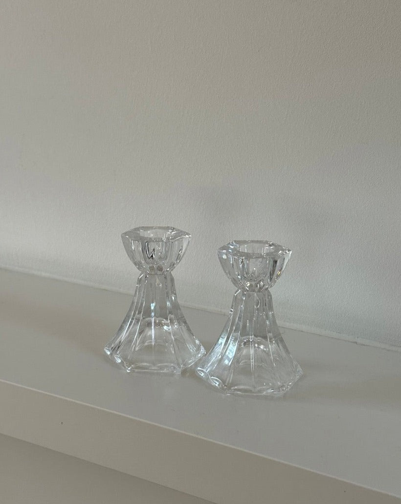 Mikasa Linear Crystal Candlesticks