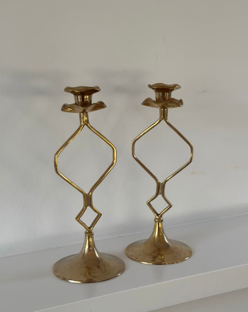 Pair of Brass Candlesticks