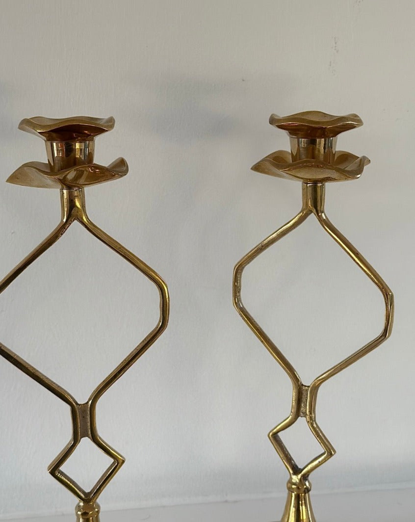 Pair of Brass Candlesticks