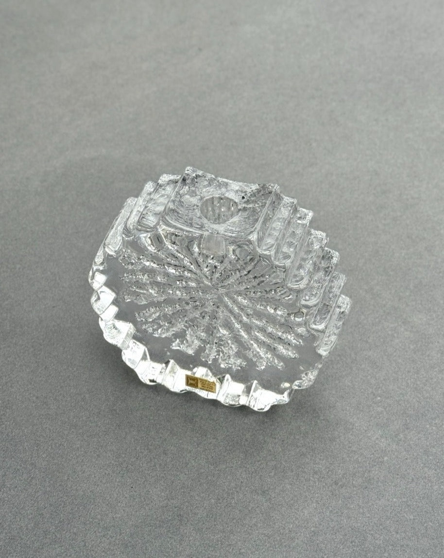 Crystal Hadeland Candle Holder / Vase