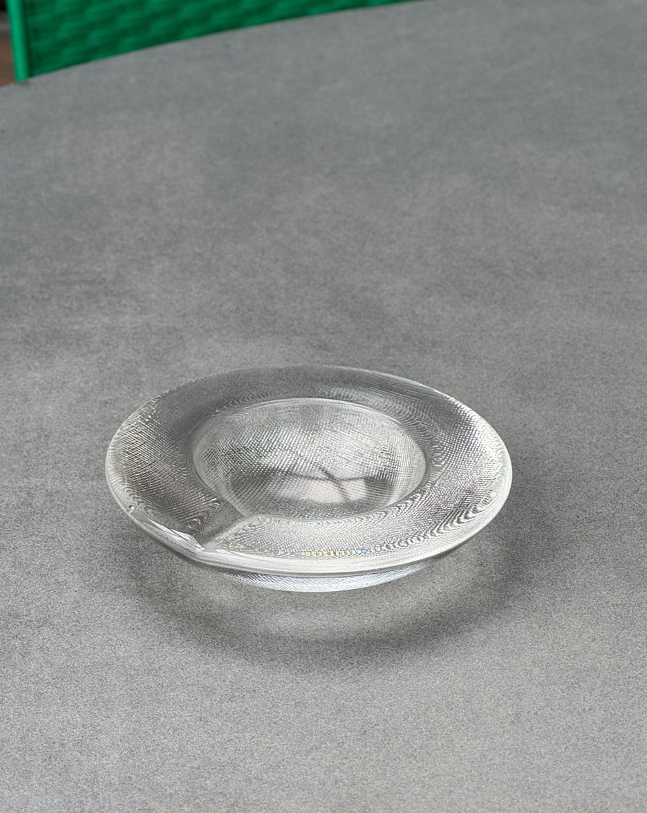 Iittala Textured Glass Ashtray / Bowl