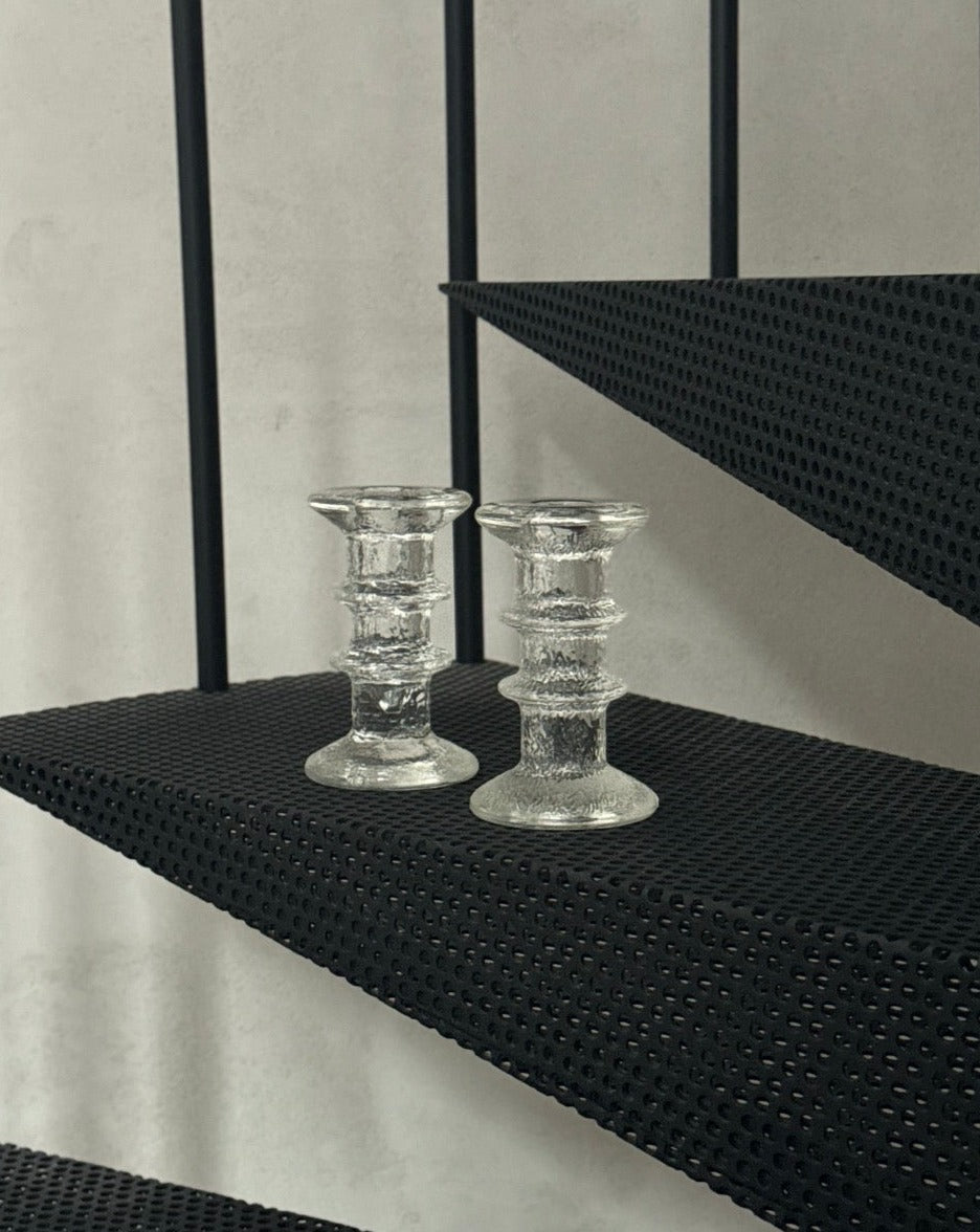 Pair of Luminarc Nordic Candle Holders