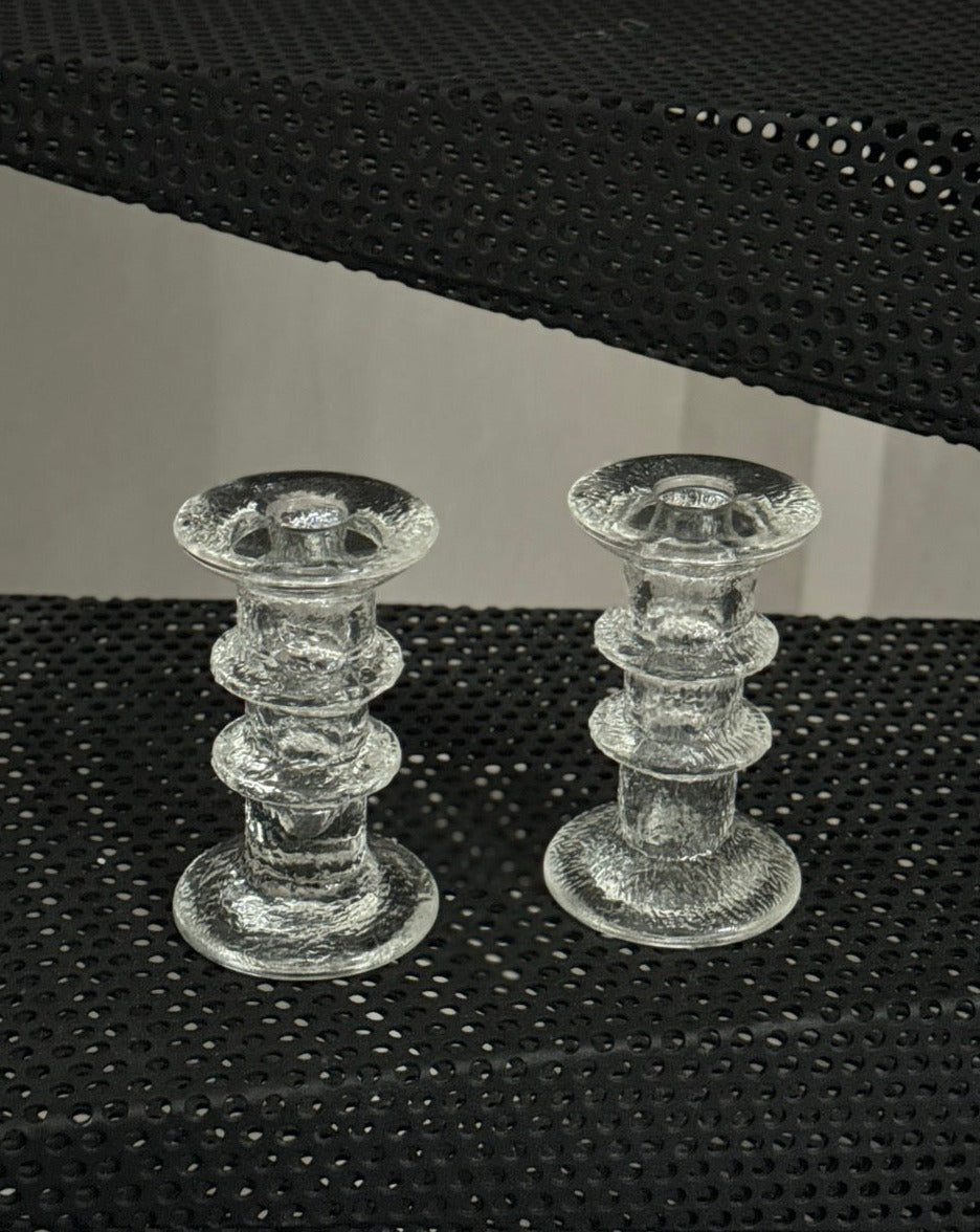 Pair of Luminarc Nordic Candle Holders