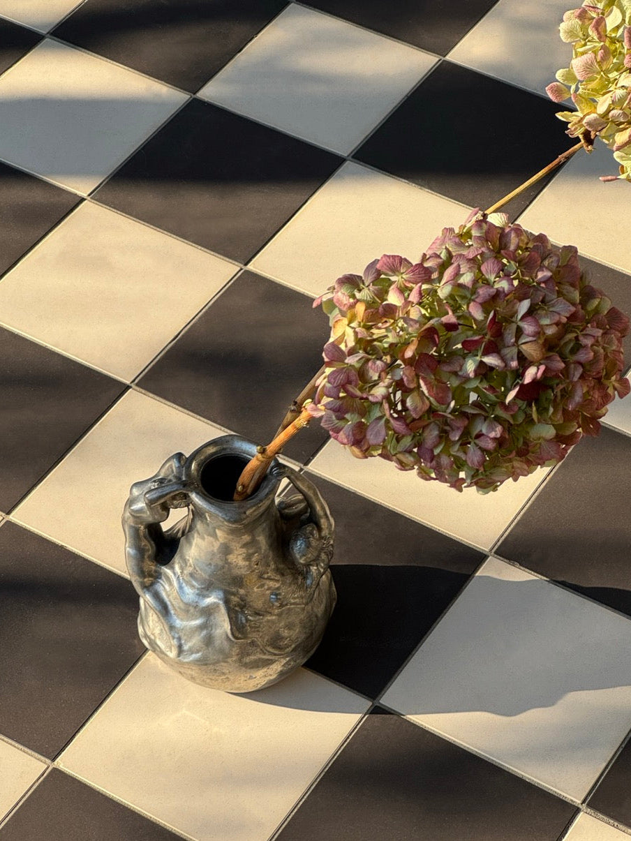 Art Nouveau Silver Sculptural Vase