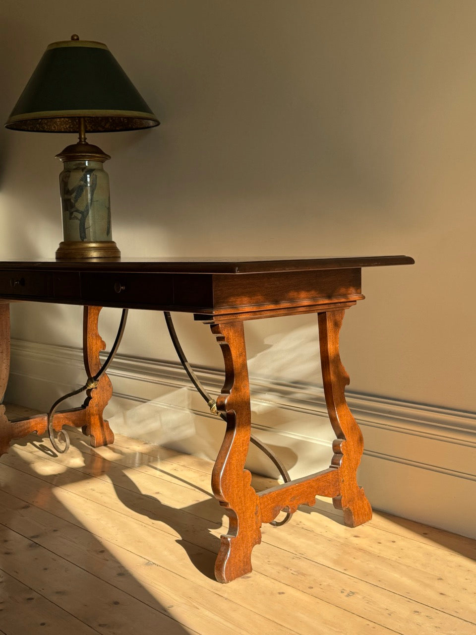 Spanish Oak Trestle Table