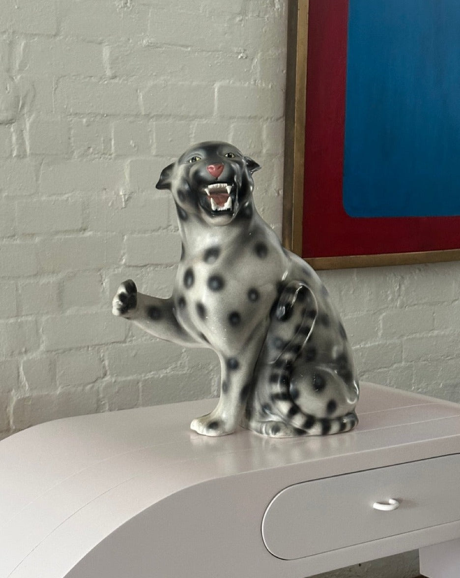 Vintage Ceramic Leopard