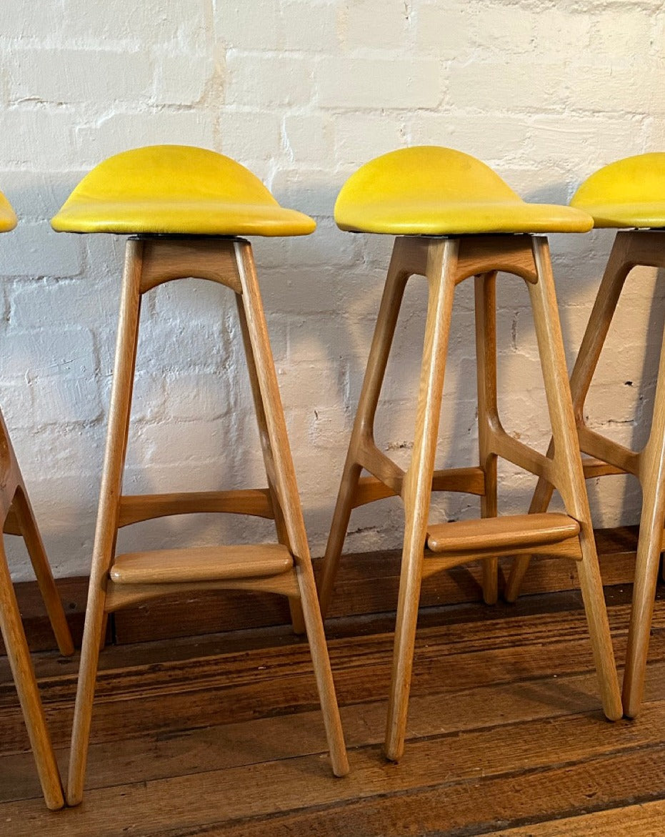 Erik Buch Swivel Bar Stools