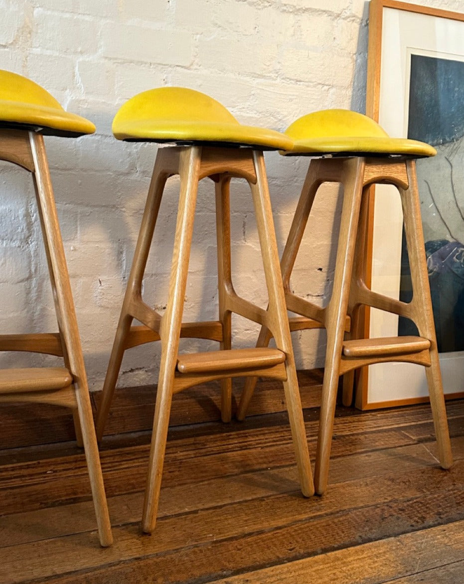 Erik Buch Swivel Bar Stools