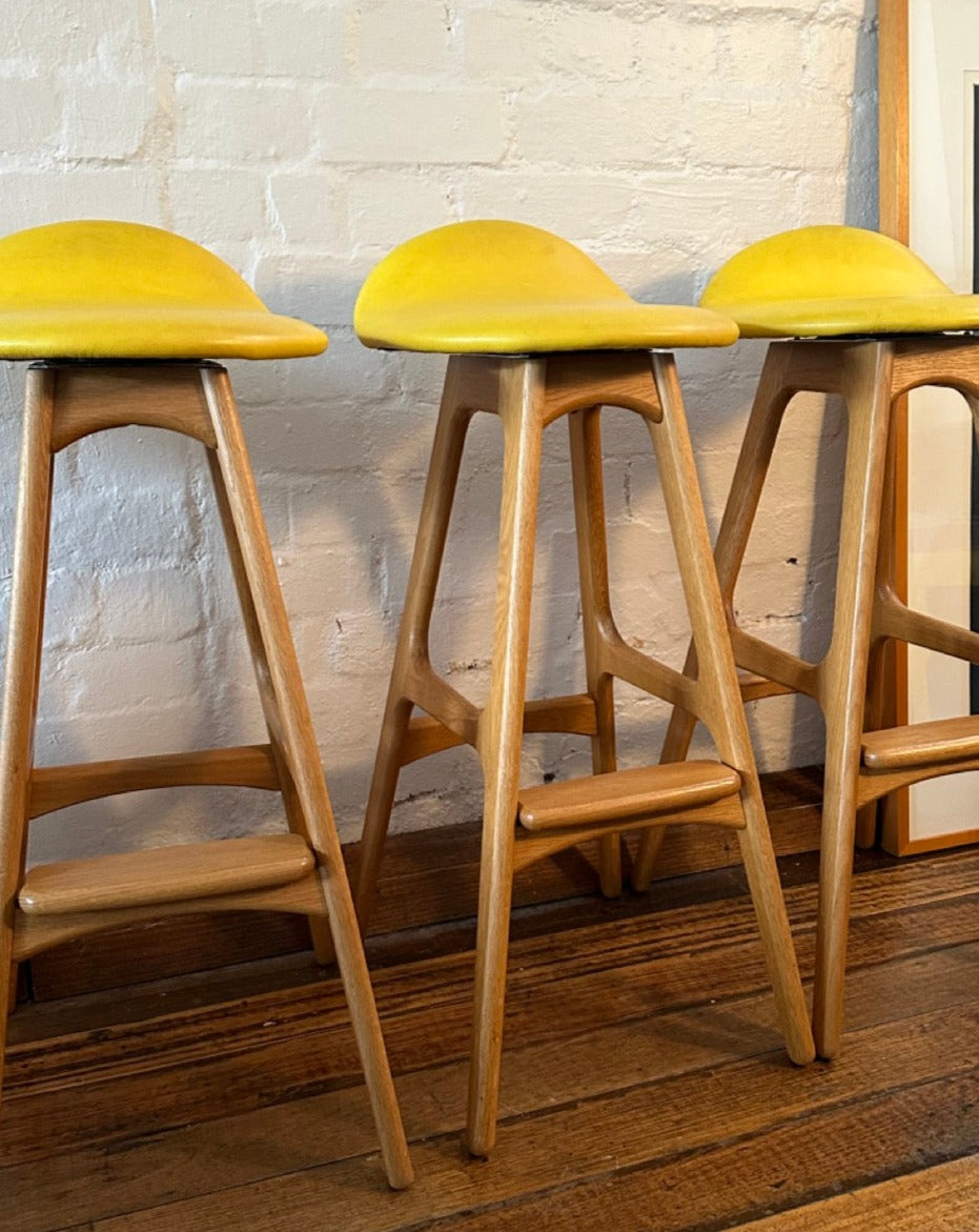 Erik Buch Swivel Bar Stools