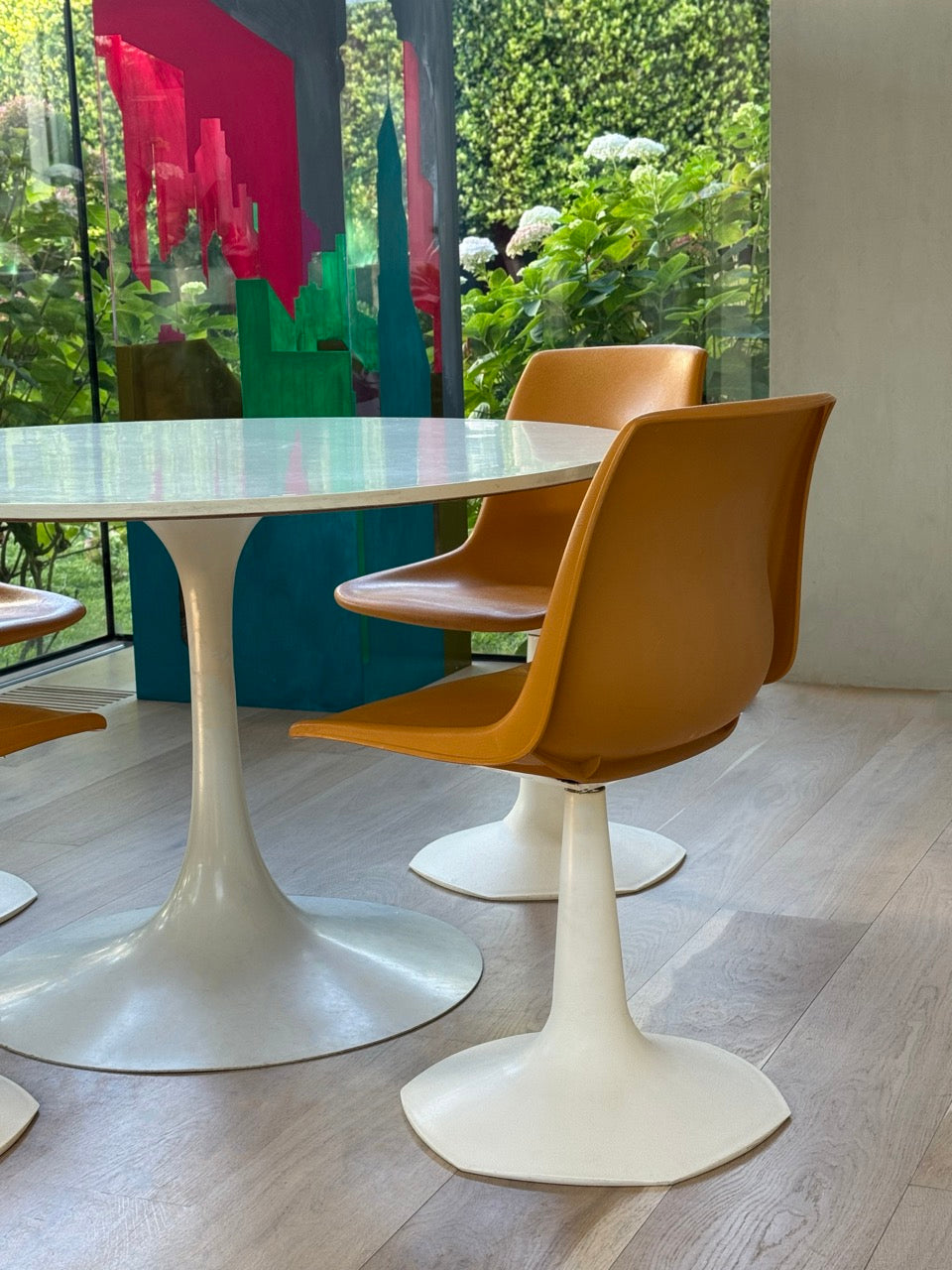 Set of 4 Sebel Hobnob Swivel Chairs
