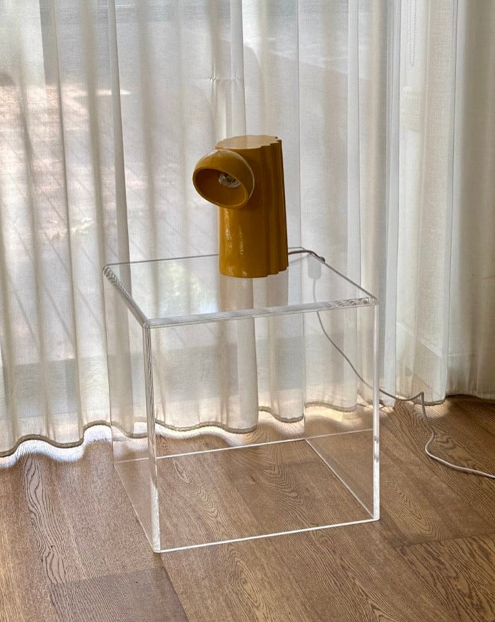 Yellow Ceramic Lamp